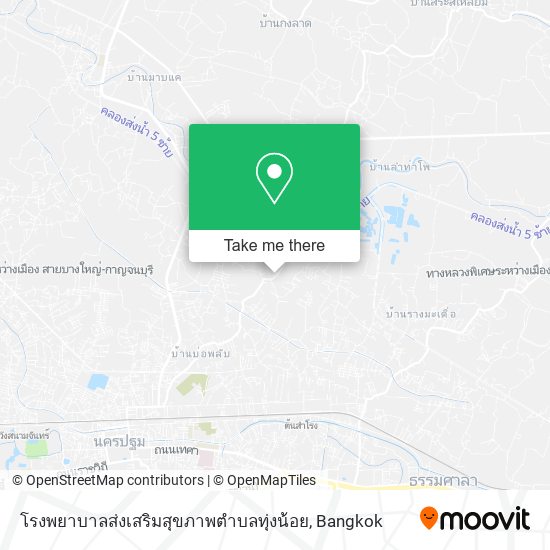 โรงพยาบาลส่งเสริมสุขภาพตําบลทุ่งน้อย map