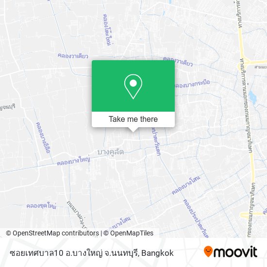 ซอยเทศบาล10 อ.บางใหญ่ จ.นนทบุรี map