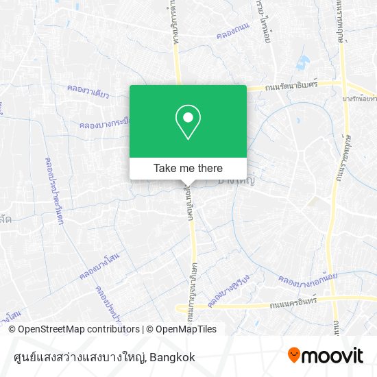 ศูนย์แสงสว่างแสงบางใหญ่ map