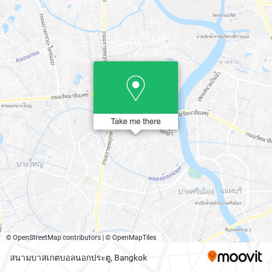 สนามบาสเกตบอลนอกประตู map