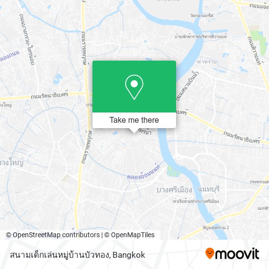 สนามเด็กเล่นหมู่บ้านบัวทอง map