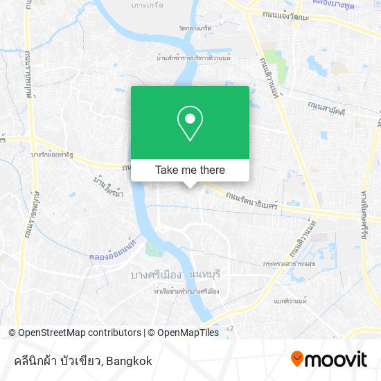 คลีนิกผ้า บัวเขียว map