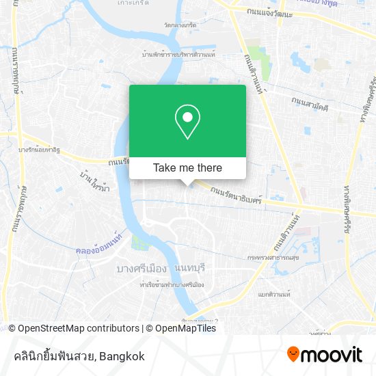 คลินิกยิ้มฟันสวย map