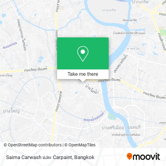 Saima Carwash และ Carpaint map