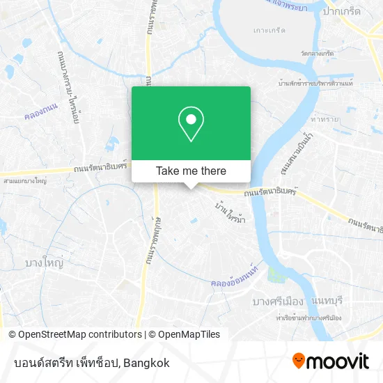 บอนด์สตรีท เพ็ทช็อป map