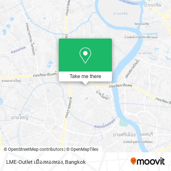 LME-Outlet เมืองทองทอง map