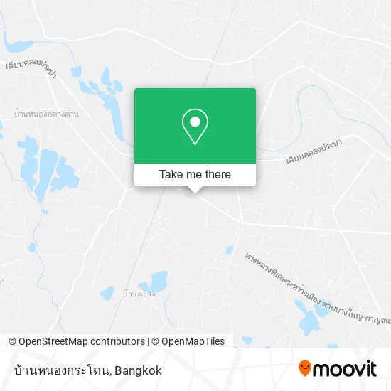 บ้านหนองกระโดน map