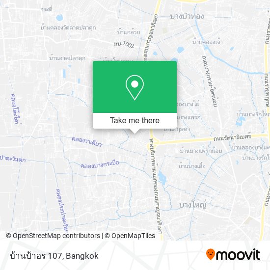 บ้านป้าอร 107 map