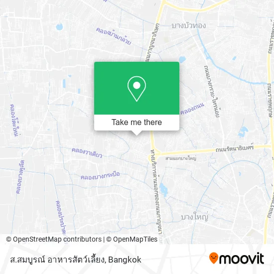 ส.สมบูรณ์ อาหารสัตว์เลี้ยง map