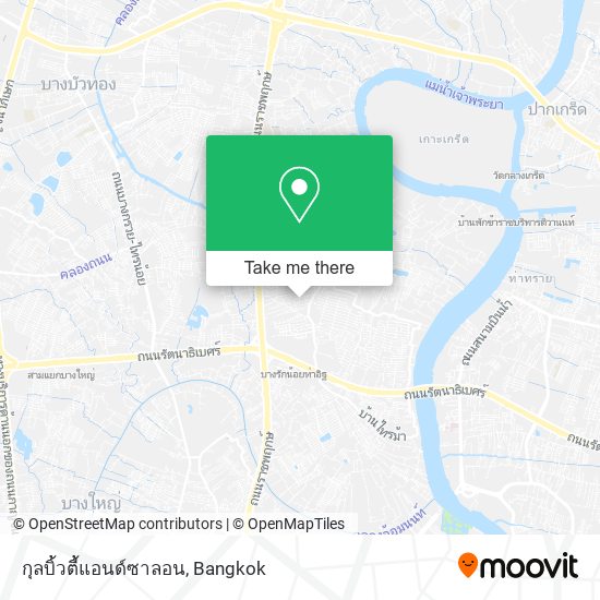 กุลบิ้วตี้แอนด์ซาลอน map