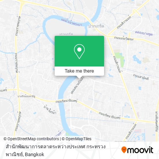 สํานักพัฒนาการตลาดระหว่างประเทศ กระทรวงพาณิชย์ map