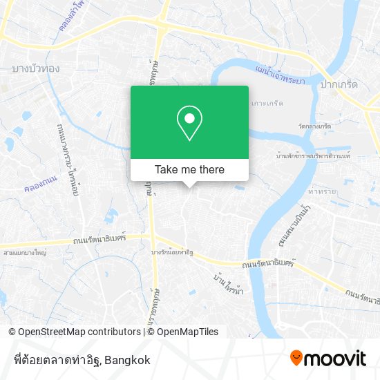 พี่ต้อยตลาดท่าอิฐ map