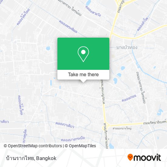 บ้านรากไทย map