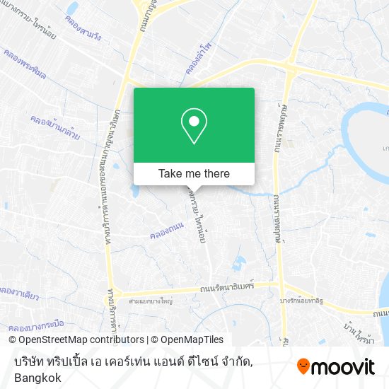 บริษัท ทริปเปิ้ล เอ เคอร์เท่น แอนด์ ดีไซน์ จํากัด map