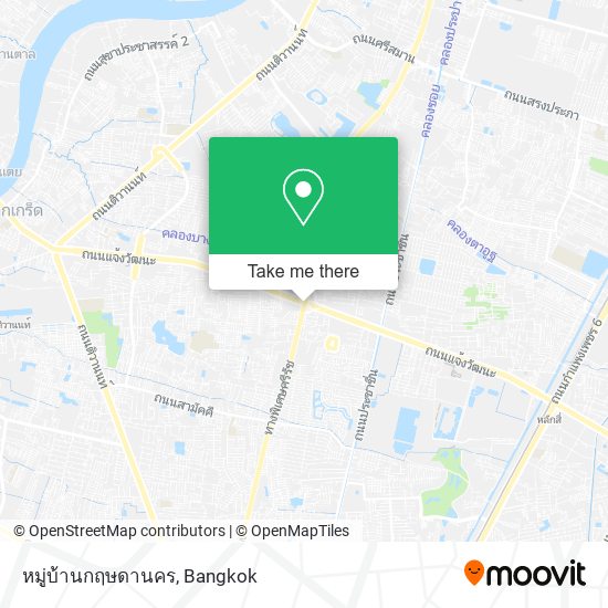 หมู่บ้านกฤษดานคร map