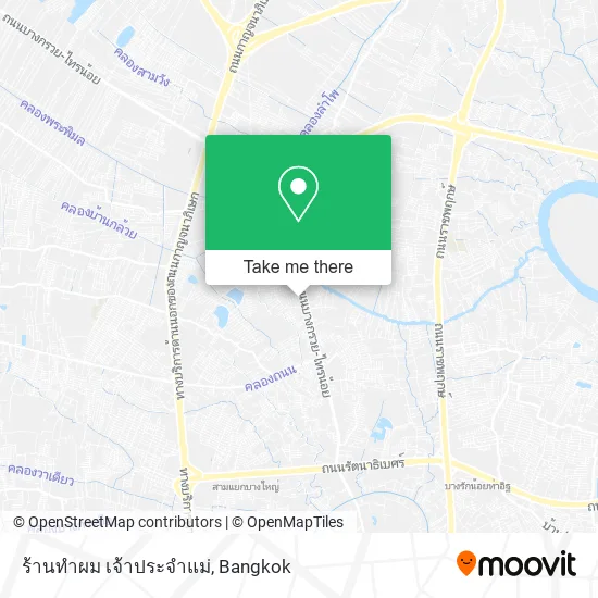 ร้านทําผม เจ้าประจําแม่ map