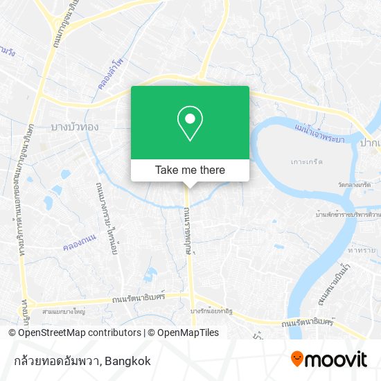 กล้วยทอดอัมพวา map