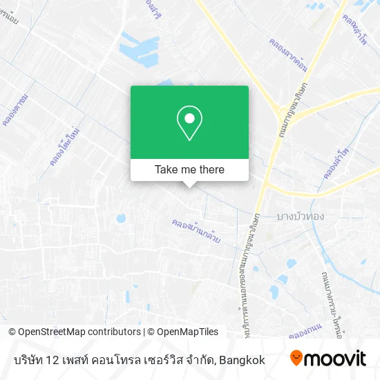 บริษัท 12 เพสท์ คอนโทรล เซอร์วิส จํากัด map
