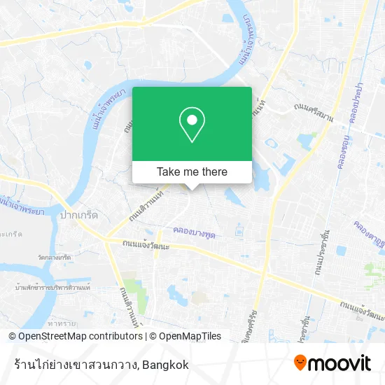 ร้านไก่ย่างเขาสวนกวาง map
