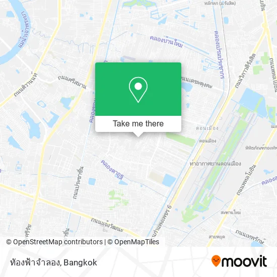 ทัองฟ้าจําลอง map