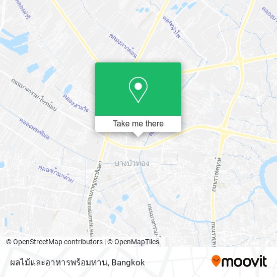 ผลไม้และอาหารพร้อมทาน map