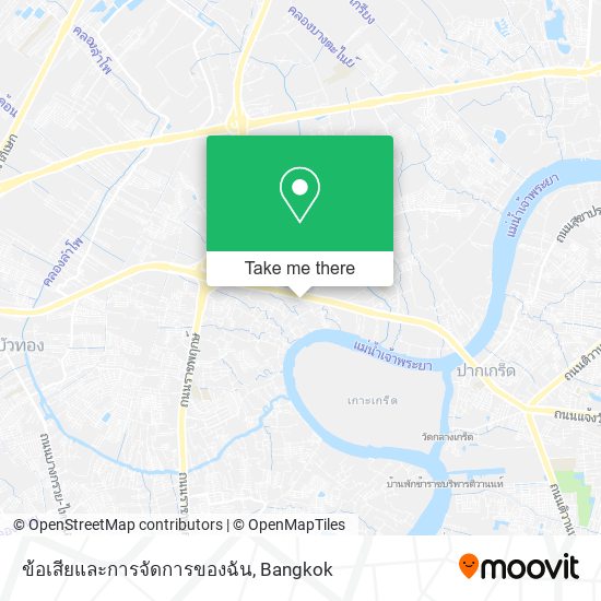 ข้อเสียและการจัดการของฉัน map