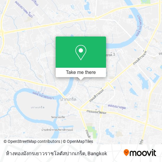 ห้างทองมังกรเยาวราชโลตัสปากเกร็ด map