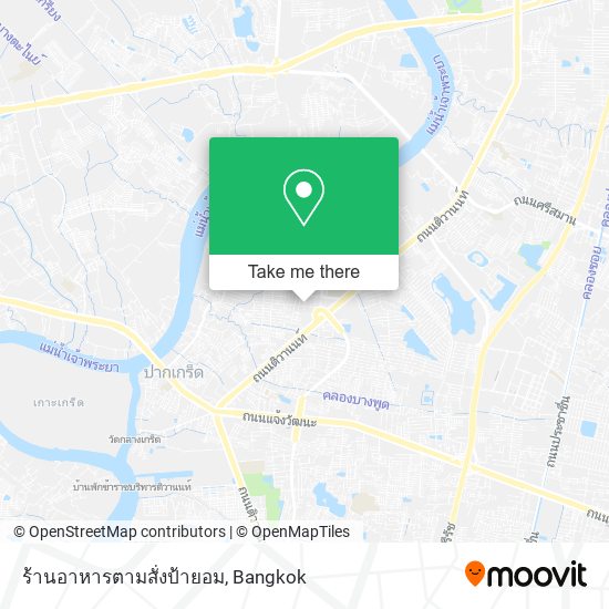 ร้านอาหารตามสั่งป้ายอม map