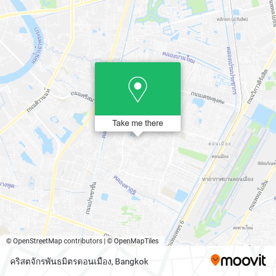 คริสตจักรพันธมิตรดอนเมือง map