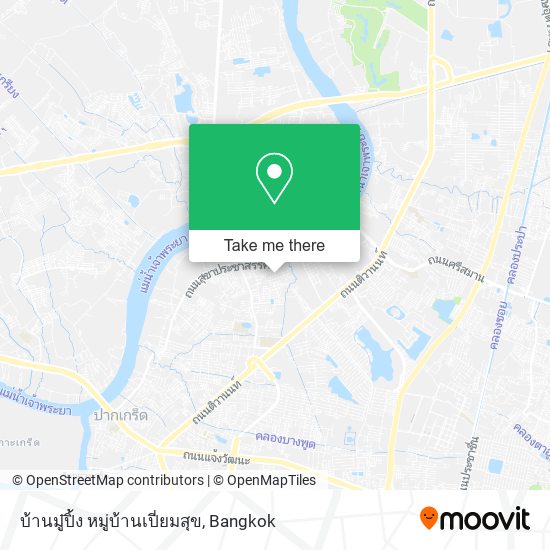 บ้านมู๋ปิ้ง หมู่บ้านเปี่ยมสุข map