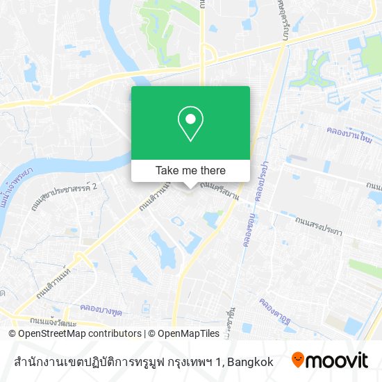 สํานักงานเขตปฏิบัติการทรูมูฟ กรุงเทพฯ 1 map