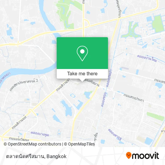 ตลาดนัดศรีสมาน map