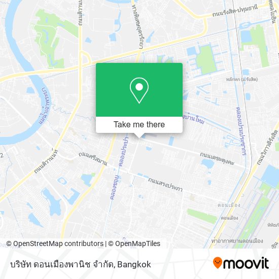 บริษัท ดอนเมืองพานิช จํากัด map