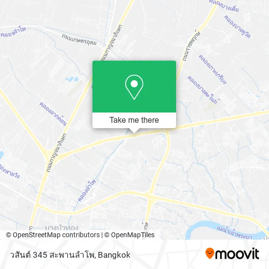 วสันต์ 345 สะพานลําโพ map