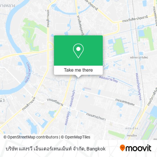 บริษัท แสงรวี เอ็นเตอร์เทนเม้นท์ จํากัด map