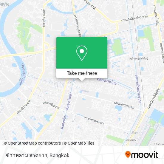 ข้าวหลาม ลาดยาว map