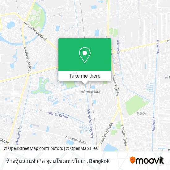 ห้างหุ้นส่วนจํากัด อุดมโชคการโยธา map