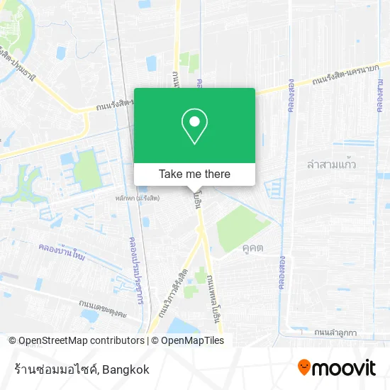 ร้านซ่อมมอไซค์ map