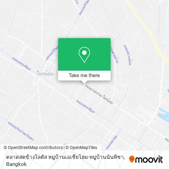 ตลาดสดข้างโลตัส หมู่บ้านเอเชียโฮม-หมู่บ้านนันทิชา map