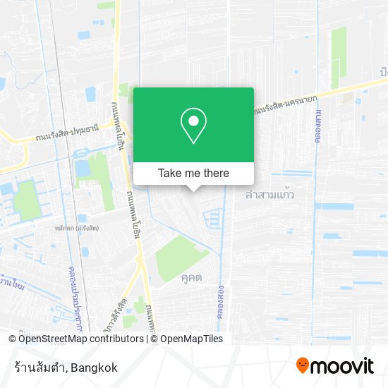 ร้านส้มตํา map