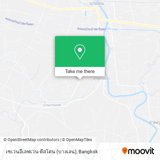 เซเว่นอีเลฟเว่น-ดีสโตน (บางเลน) map