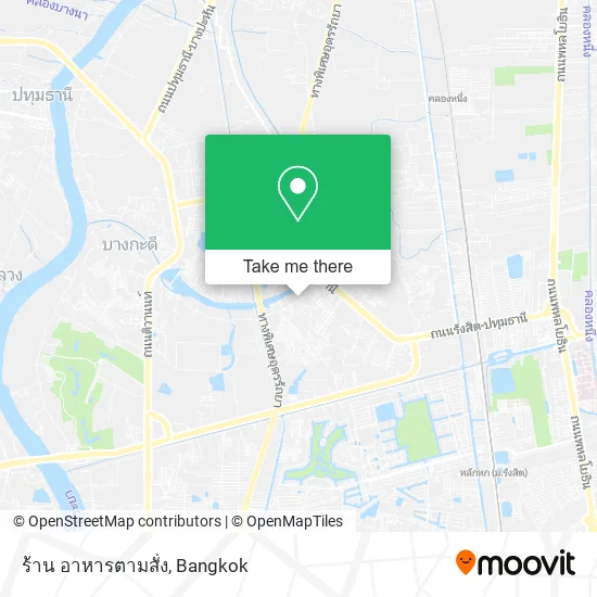 ร้าน อาหารตามสั่ง map