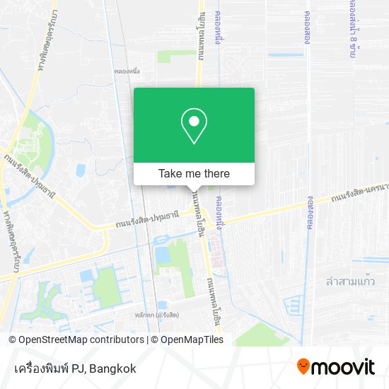 เครื่องพิมพ์ PJ map