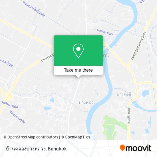 บ้านคลองบางหลวง map