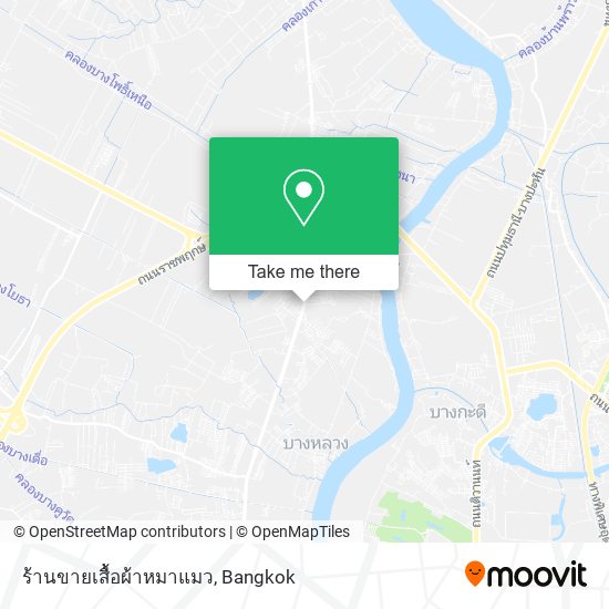 ร้านขายเสื้อผ้าหมาแมว map