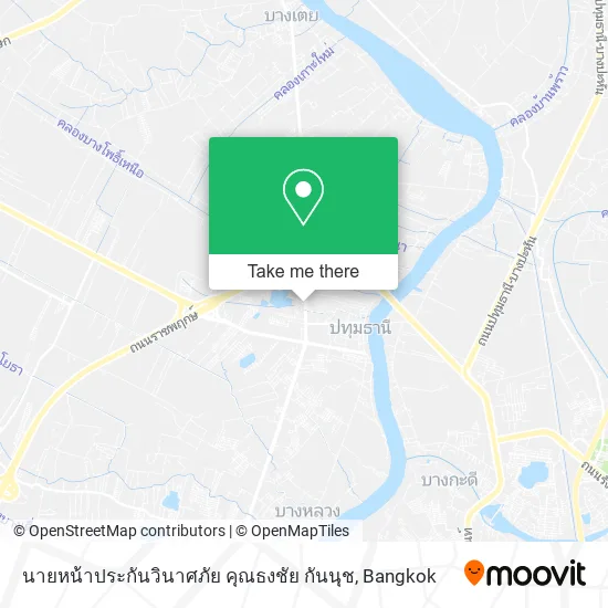 นายหน้าประกันวินาศภัย คุณธงชัย กันนุช map
