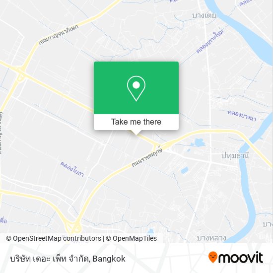 บริษัท เดอะ เพ็ท จํากัด map