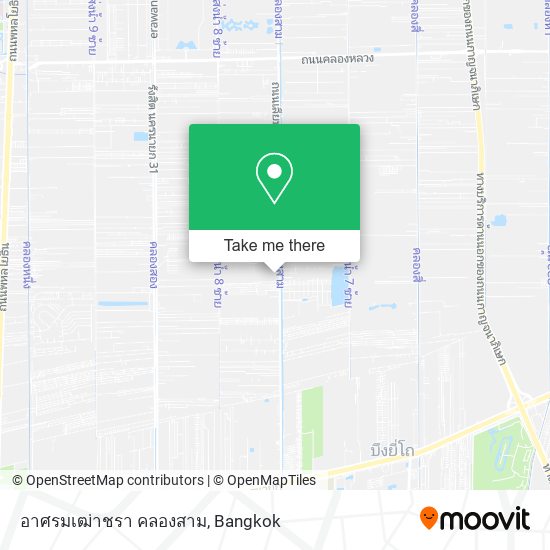 อาศรมเฒ่าชรา คลองสาม map