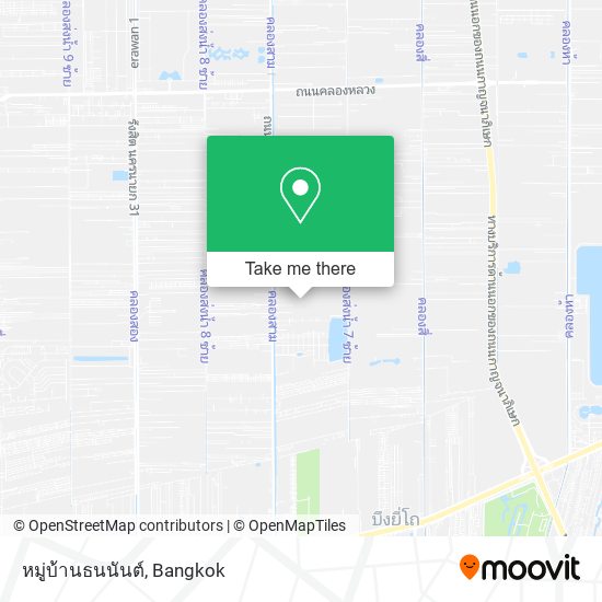 หมู่บ้านธนนันต์ map