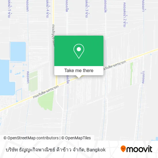 บริษัท ธัญญะกิจพาณิชย์ ค้าข้าว จํากัด map